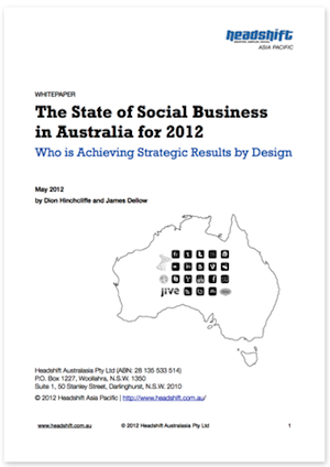 State Of Social Business in Australia White Paper for 2012