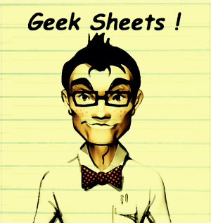 Geek Sheet Logo (Courtesy Brandon Perlow)