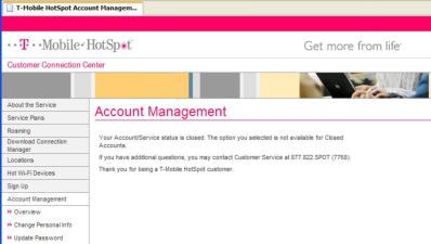 T-Mobile tells me my account is now closed