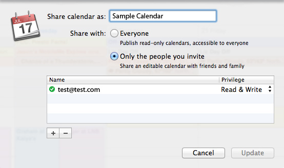 iCal Share Calendar as - Jason O'Grady
