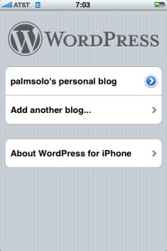 WordPress iPhone client stresses the need for copy/paste and BT keyboard support