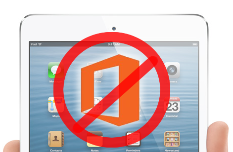 No Office on iPad