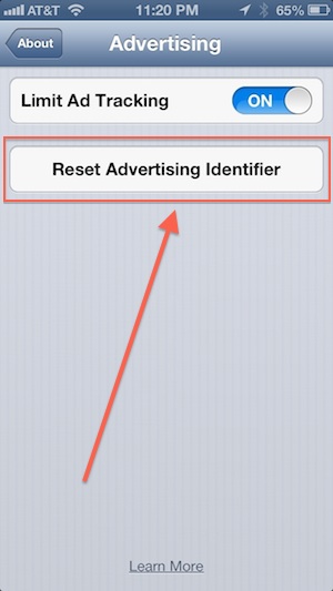 About the new 'Reset Advertising Identifier' button in iOS 6.1 - Jason O'Grady