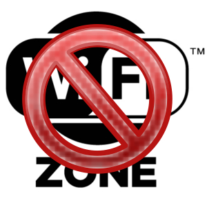 No wi-fi zone