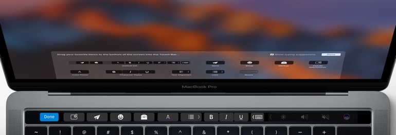 Apple's new Touch Bar