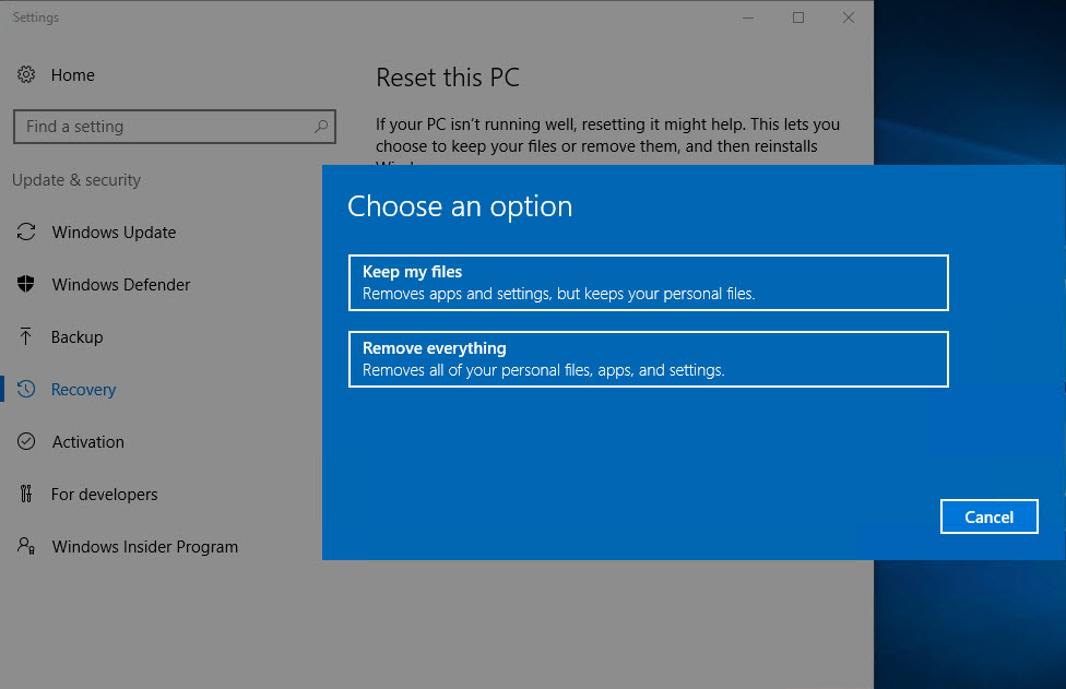 Windows 10 Tip Reset Your Pc Completely Zdnet