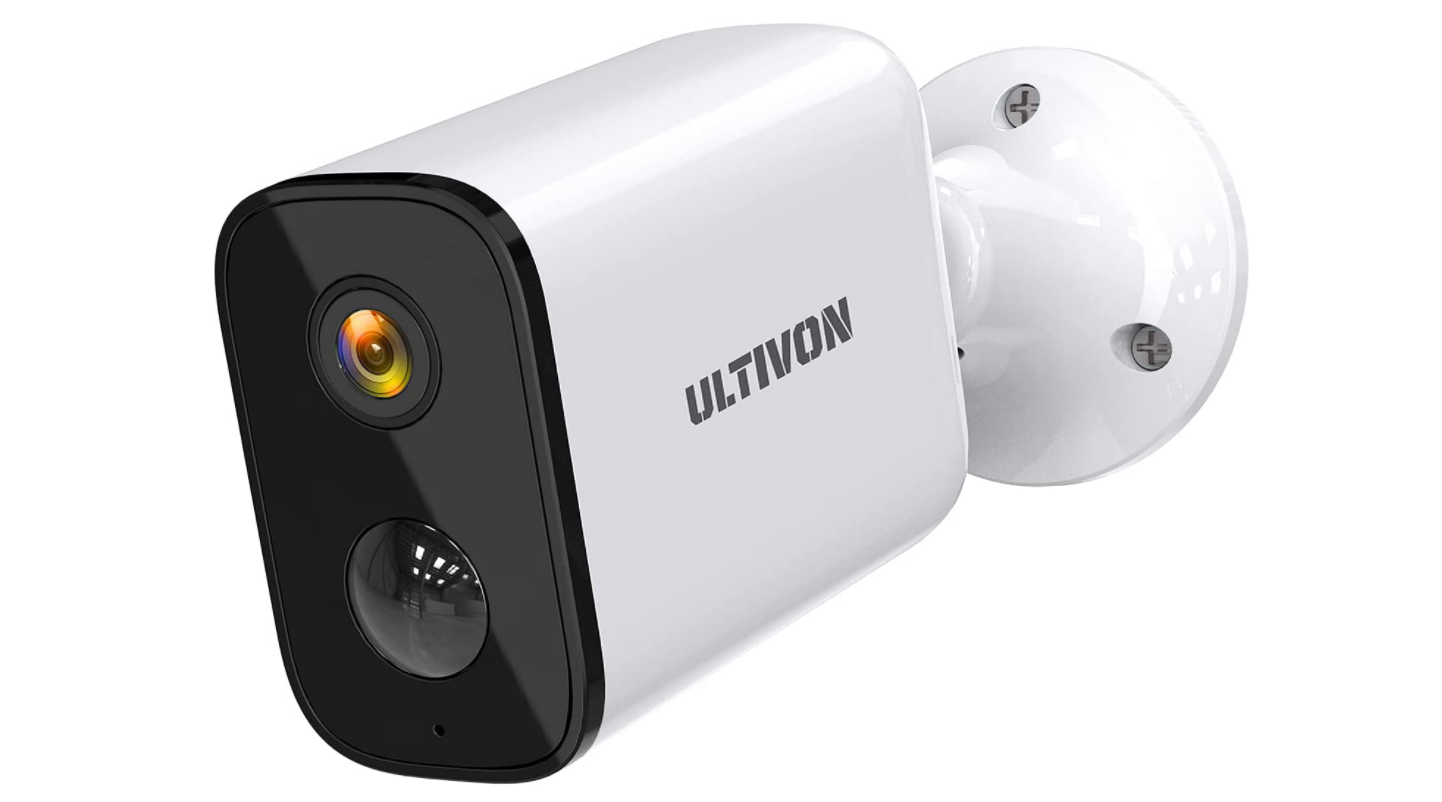 Ultivon E100 surveillance camera review battery powered camera with motion detection and loud alarm zdnetbrown-zdnet.png