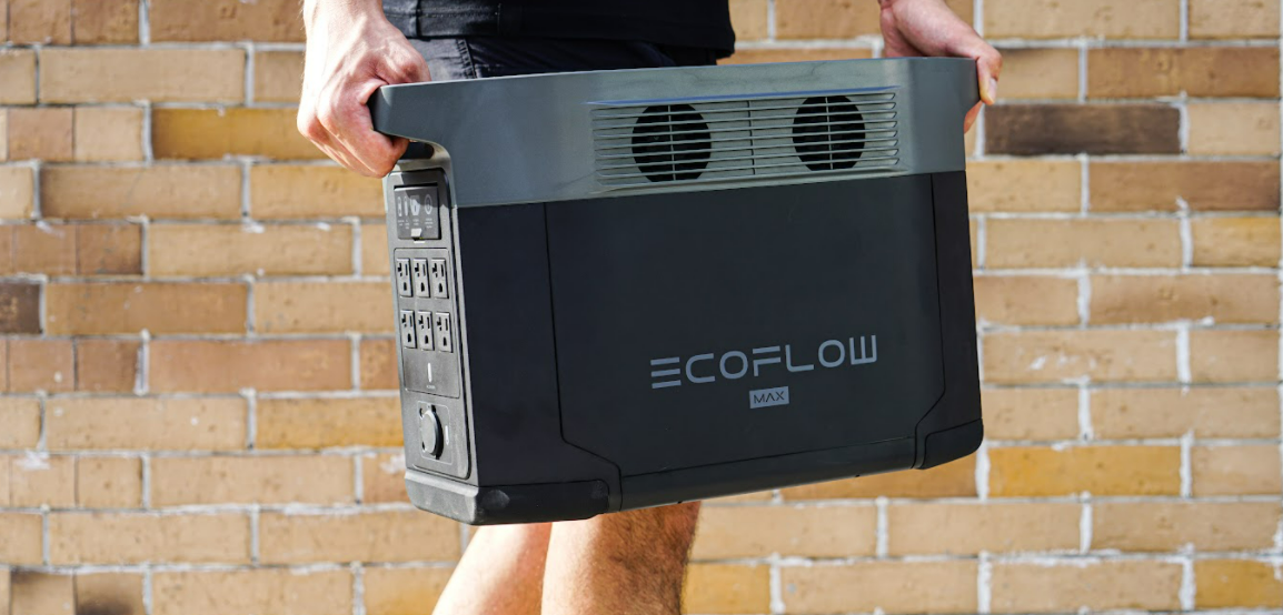 EcoFlow Delta Max portable power station 3000W output and standby time of a year zdnet