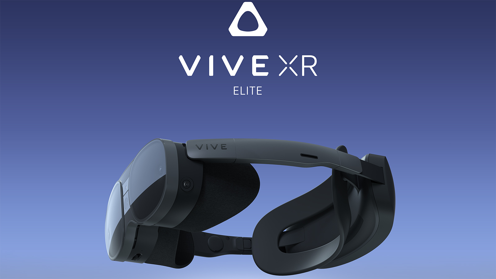 HTC VIVE XR Elite headset with battery connected