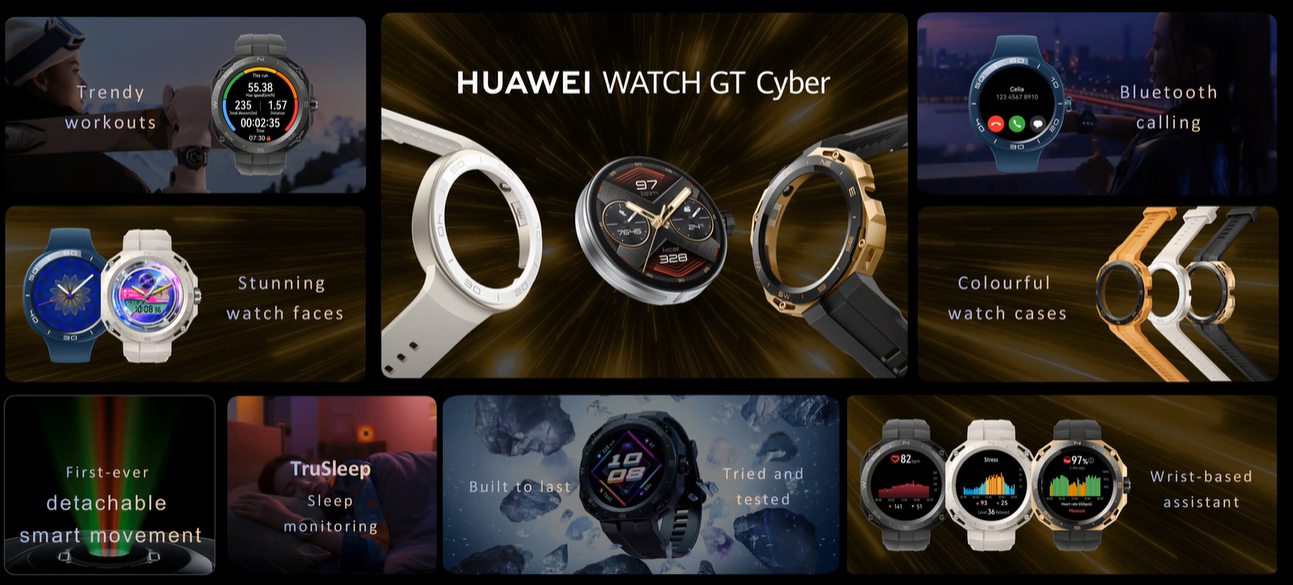 L'insolite Watch GT Cyber de Huawei possède un 