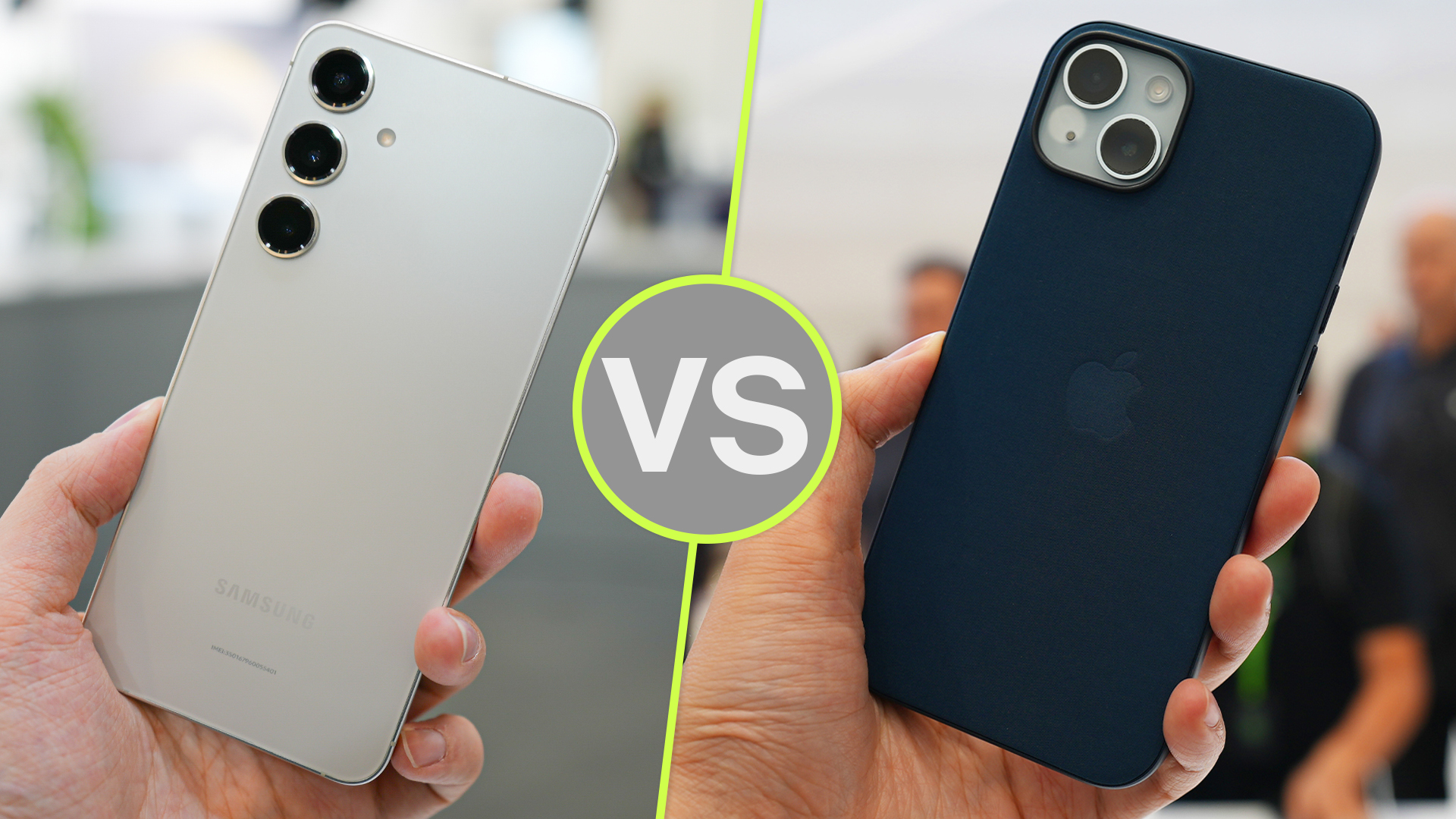 Samsung Galaxy S24 vs. iPhone 15 : quel est le meilleur smartphone pour vous ?