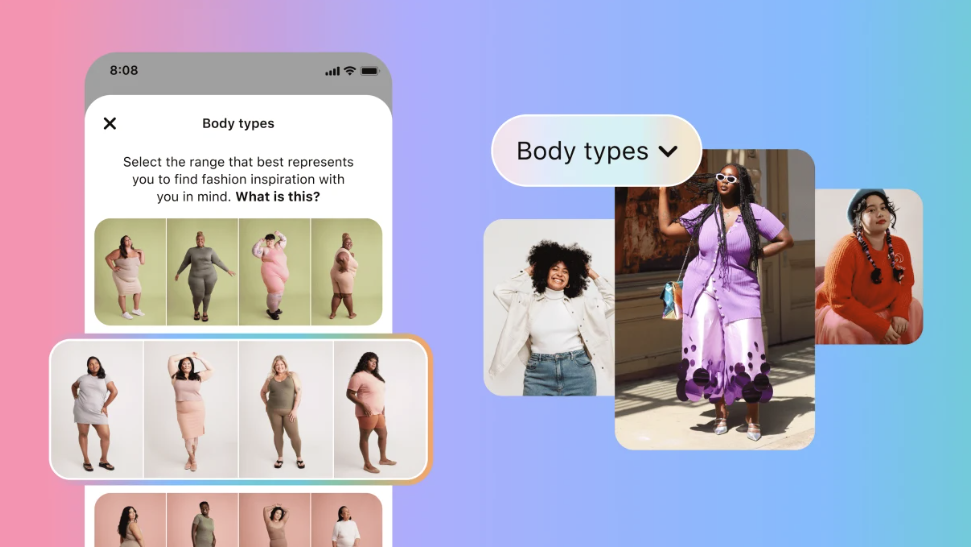 Vous pouvez filtrer les résultats de recherche sur Pinterest en fonction de votre type de corps, voici comment