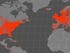 world map cyber ddos globe