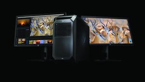 HP Z8 Workstation with dual HP Z27x Displays
