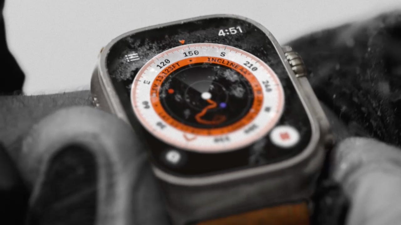 Apple Watch Ultra makes use of precision dual‑frequency GPS