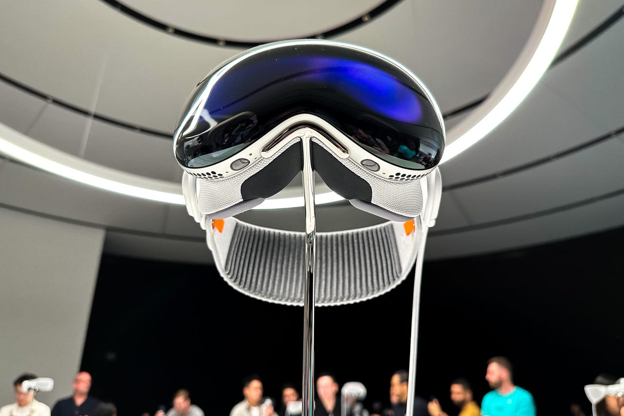 Apple Vision Pro headset a WWDC 2023-on