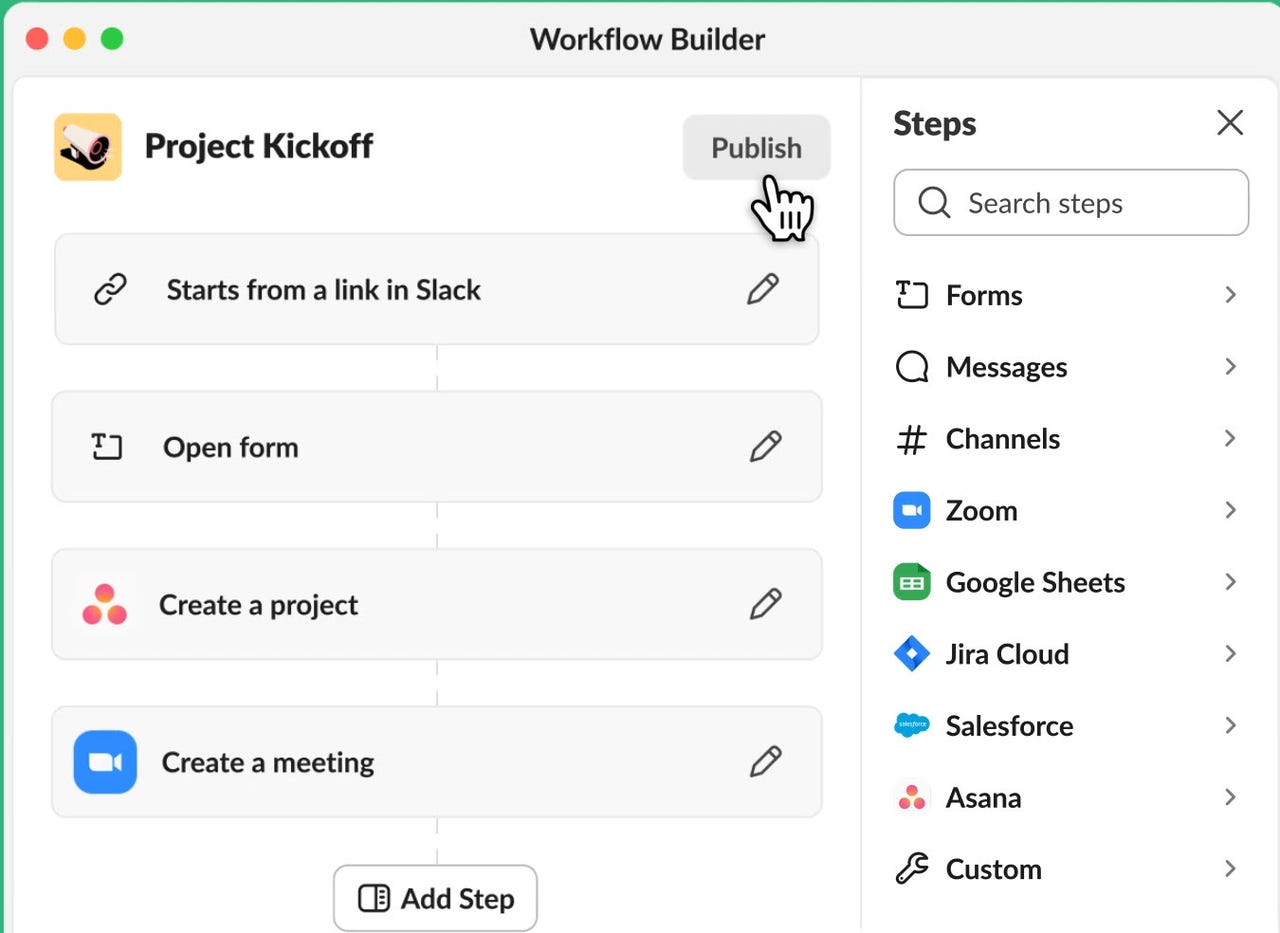 Slack's new Workflow Builder