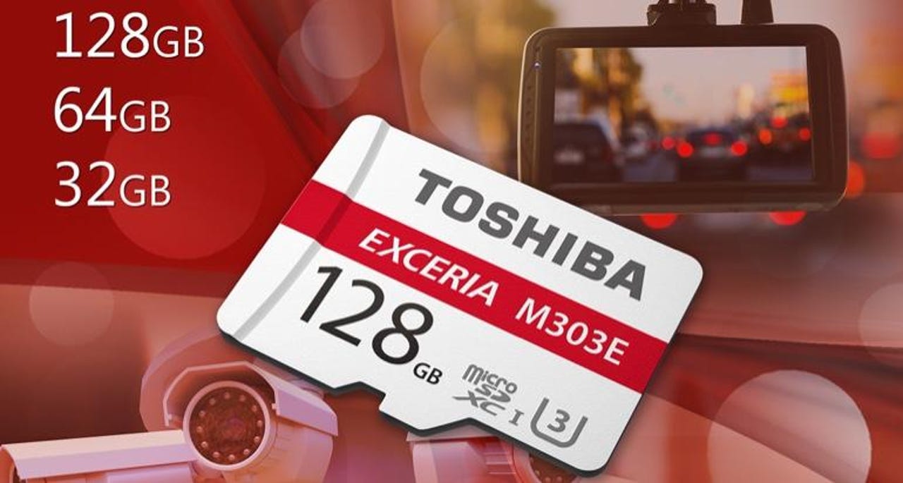 Toshiba EXCERIA M303E high-endurance microSD cards