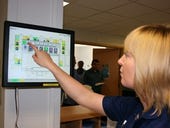 Photos: How touchscreen tech helps a hospital keep tabs on patients
