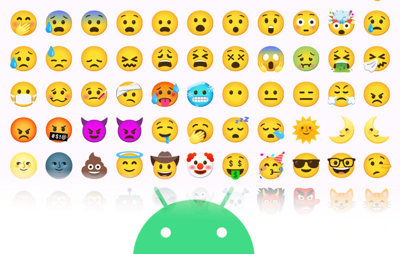 Android emojis.