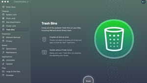 CleanMyMac X - Trash Bins