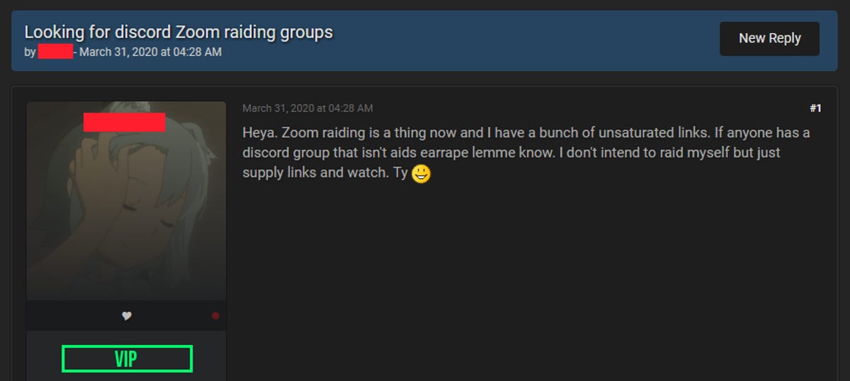 zoom hacking forums