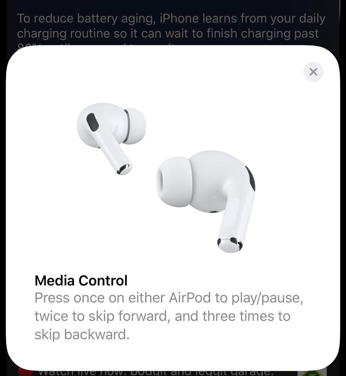 AirPods Pro integration into iOS