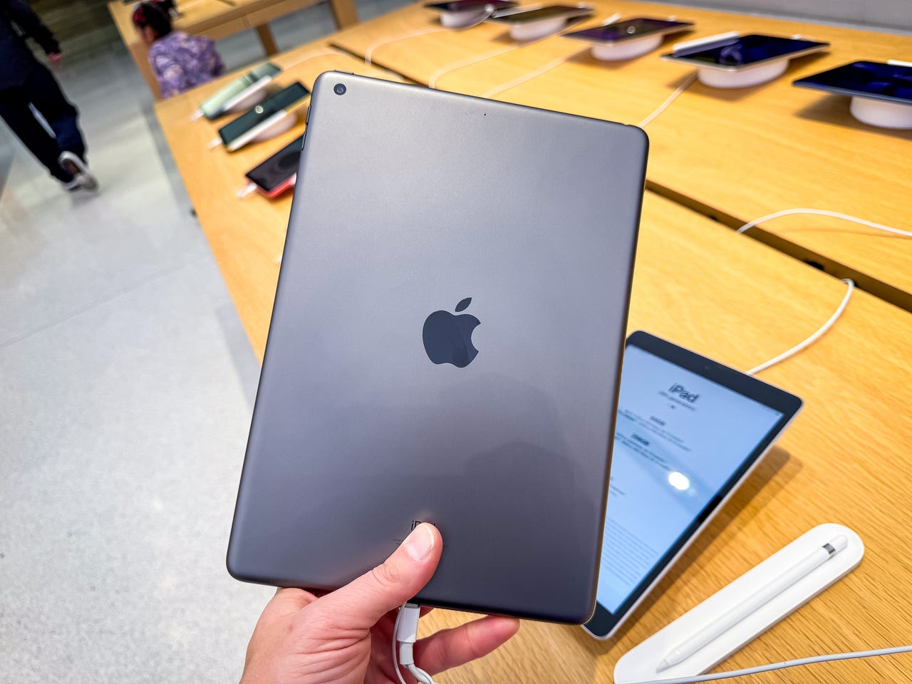 iPad 9th-gen from the back