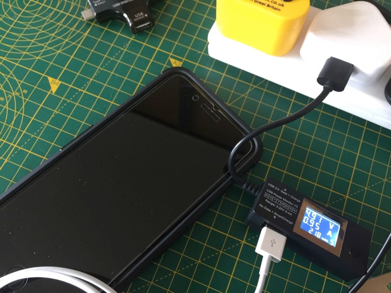 Charging using Apple supplied USB charger
