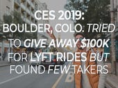 CES 2019: Boulder, Colorado tried to give away $100k for Lyft rides but found few takers