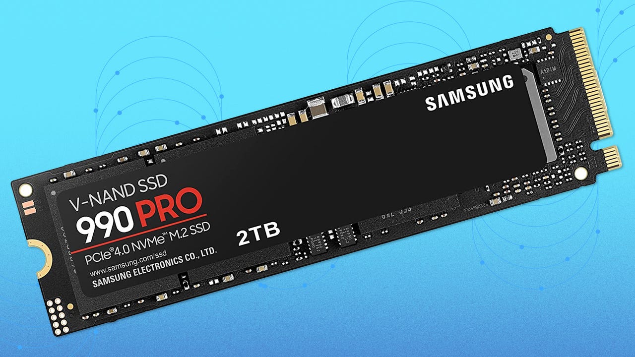 2 TB Samsung 990 Pro M.2 SSD is now less than $130 on