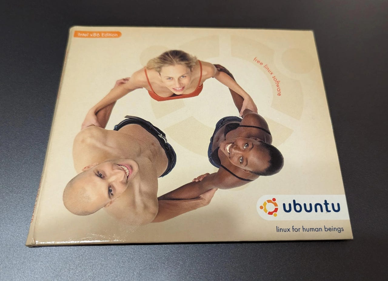 CD de Ubuntu 4.10
