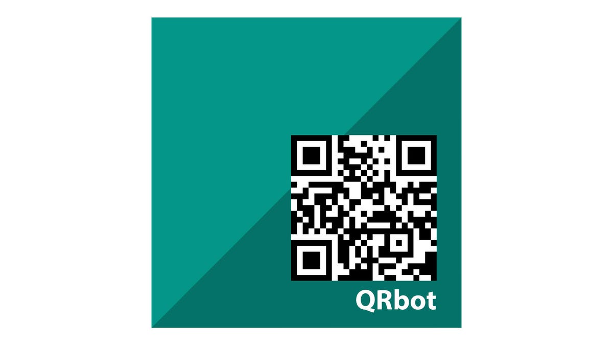 QR code above the word QRbot