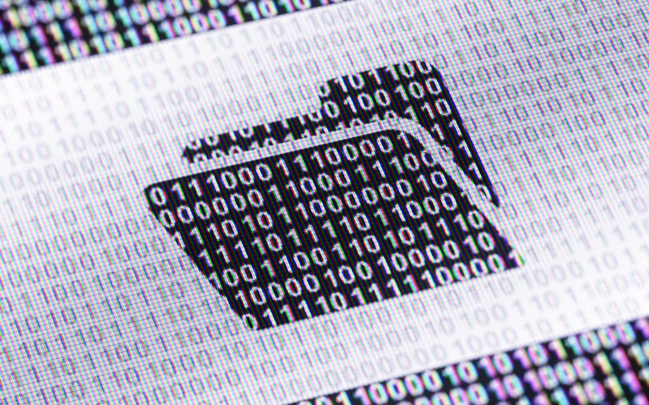Computer files in binary code
