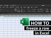 How to freeze a row in Excel