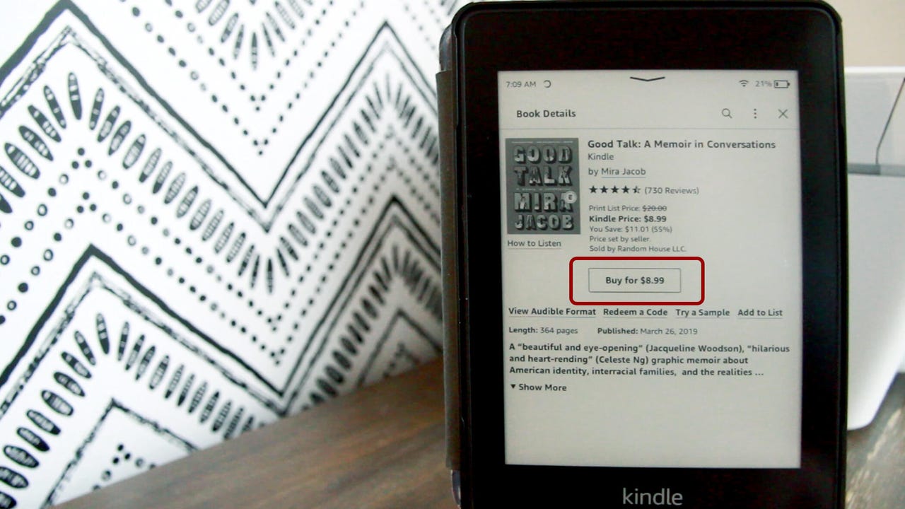 What formats does Kindle support?