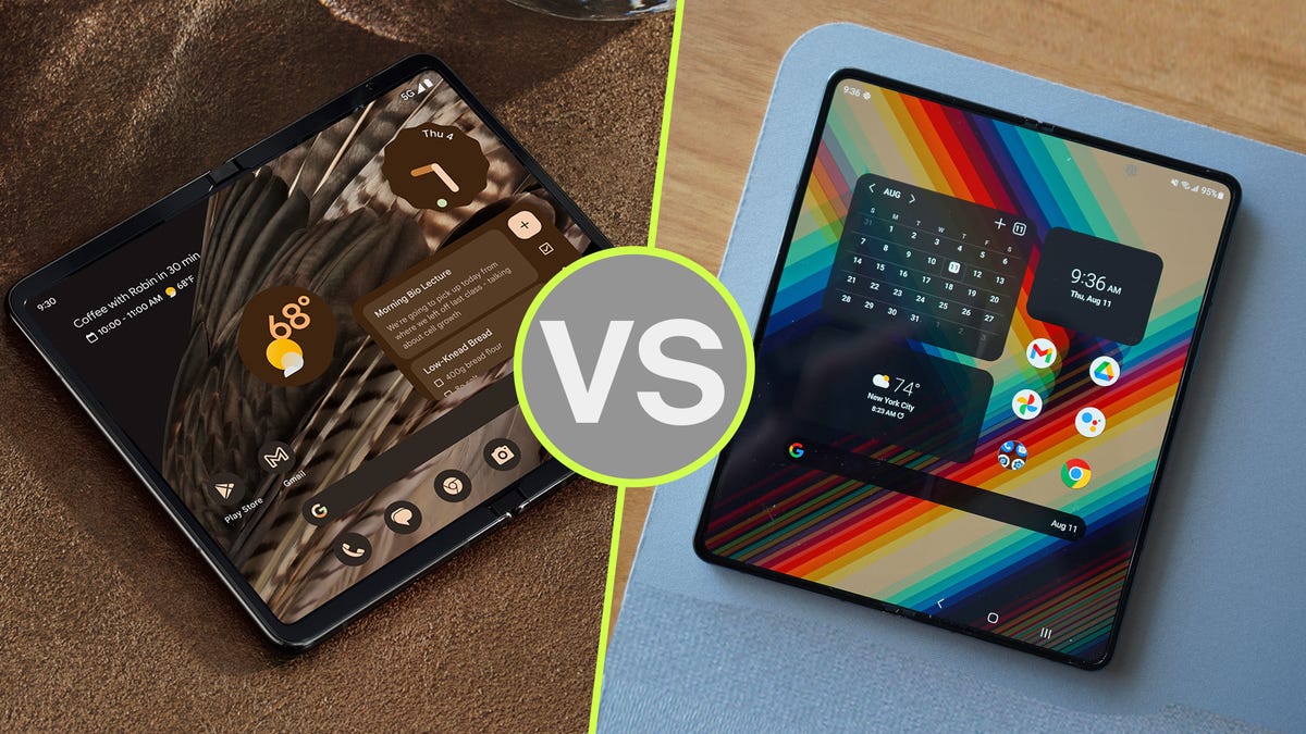 Google Pixel Fold vs. Samsung Galaxy Z Fold 4: Which foldable phone does it better?