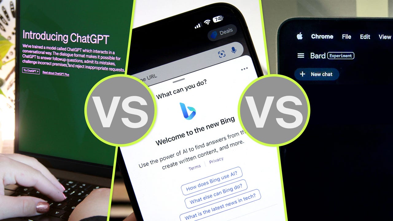 ChatGPT vs Bing Chat vs Google Bard