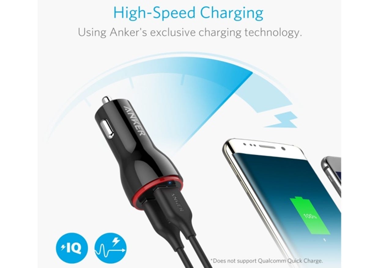 Anker 24W dual USB car charger