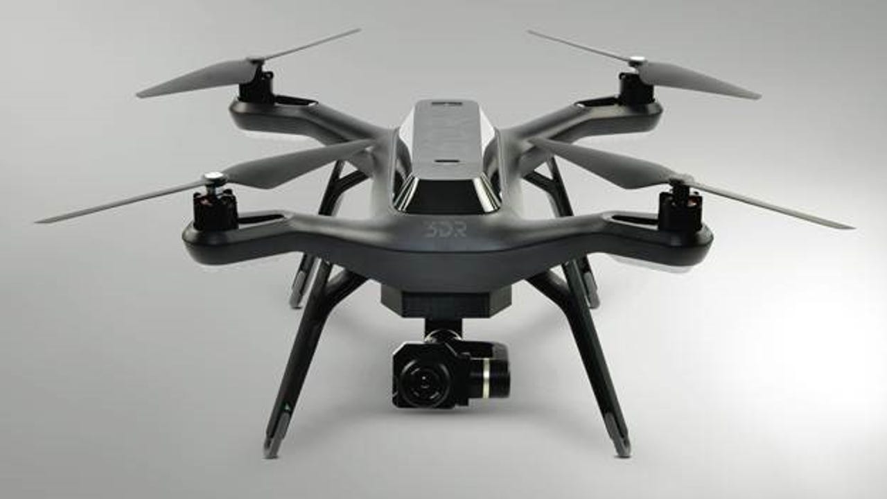 Solo drone with thermal gimbal