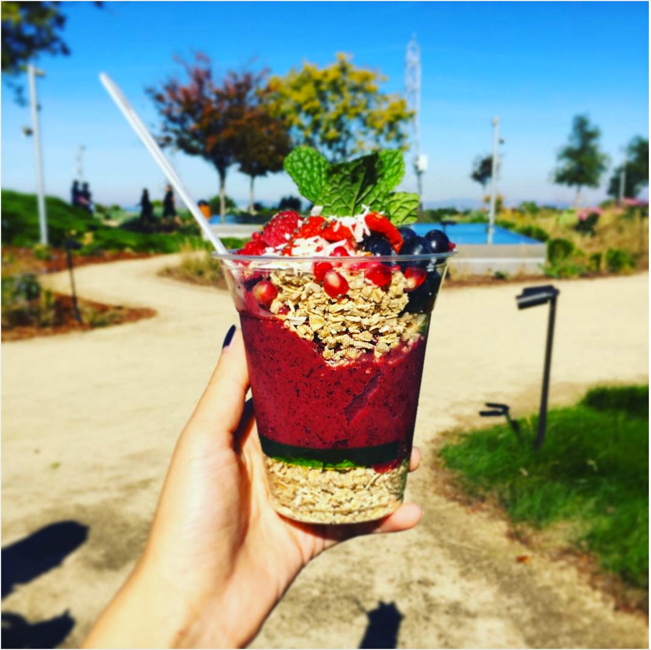 Acai bowl from the Facebook cafeteria