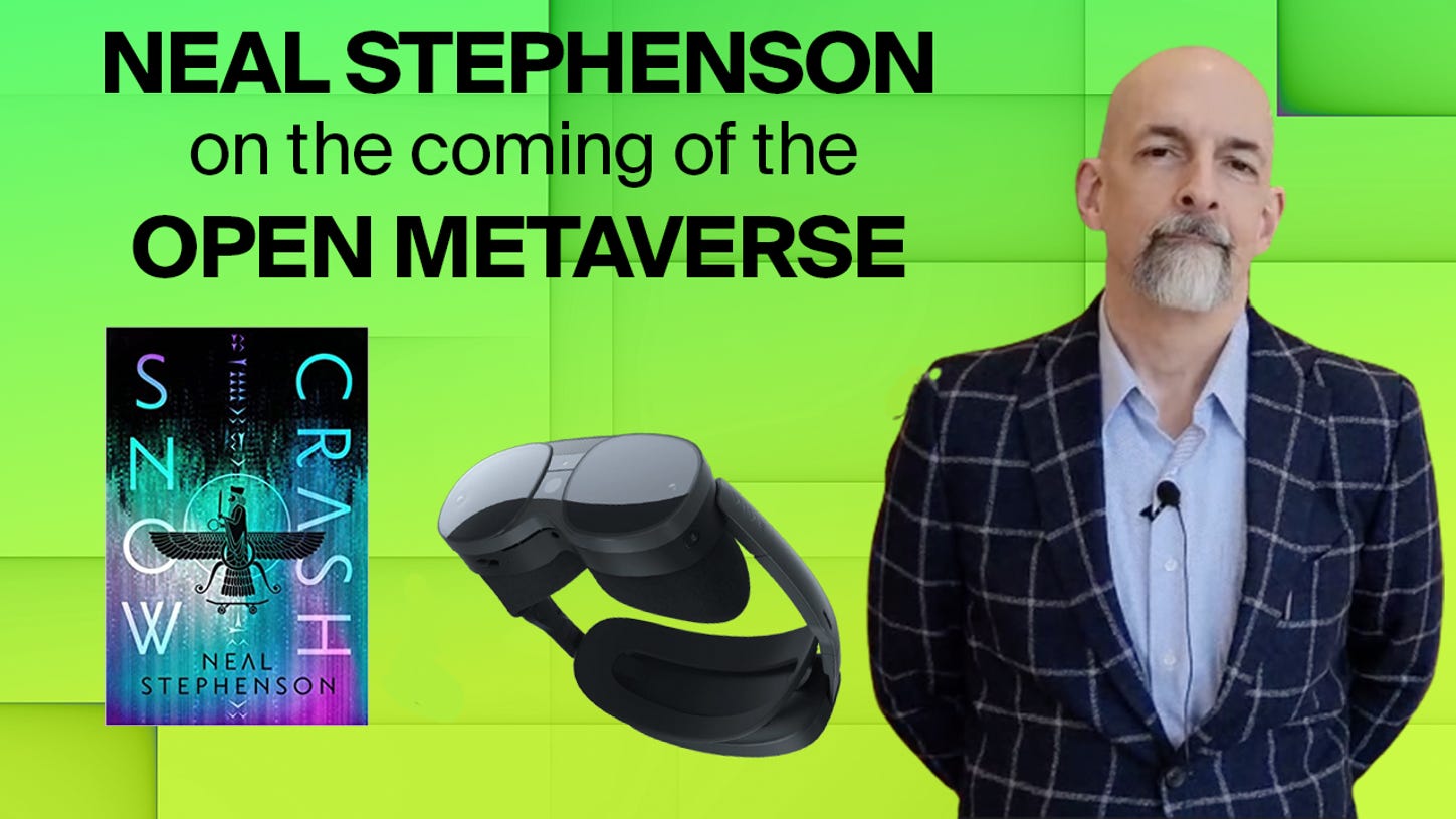 He coined the time period ‘metaverse.’ Now, Neal Stephenson desires to make one thing of it