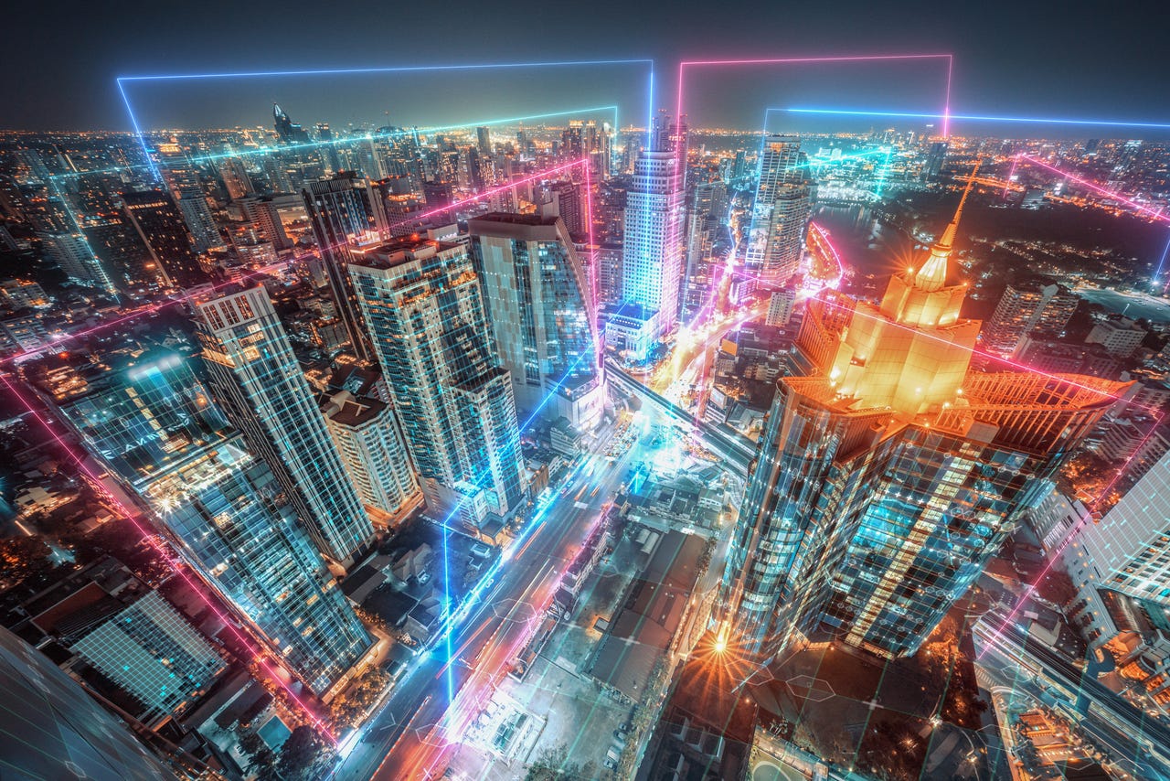 AI interconnected in the city