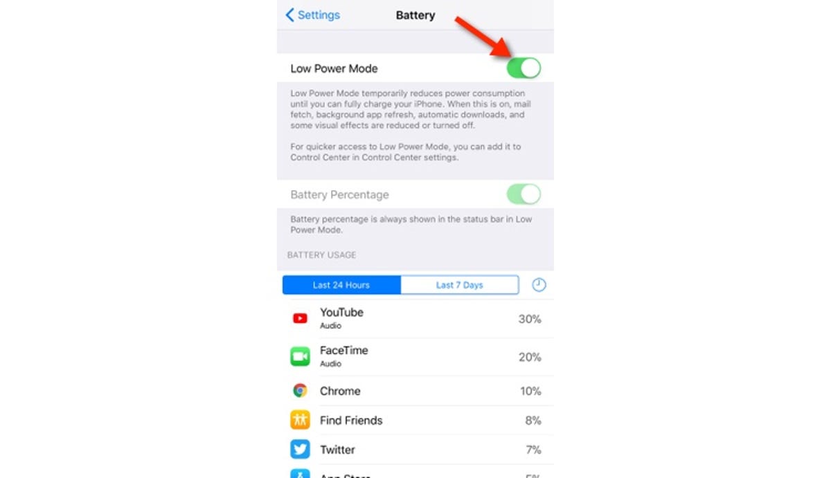 How to switch to Low Power Mode