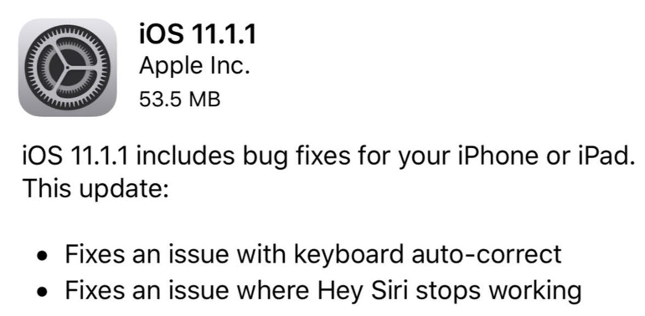 ​iOS 11.1.1