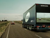 Samsung's see-through truck lets drivers see the road ahead