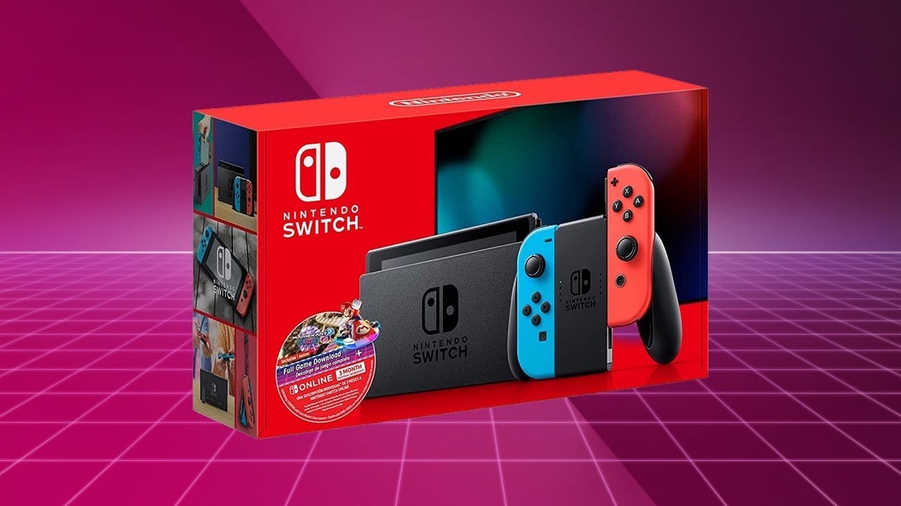Nintendo Switch bundle in the box