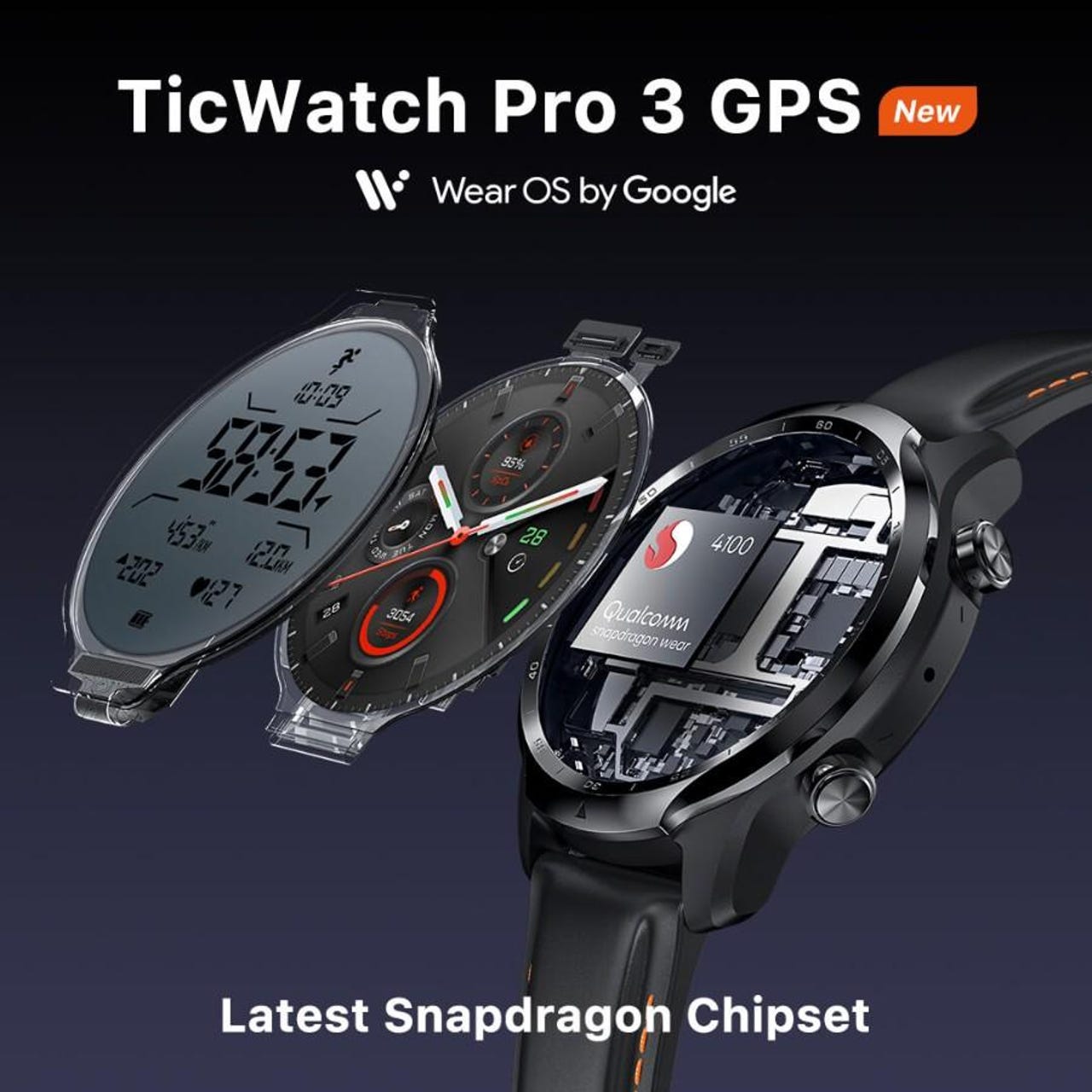 TicWatch Pro 3 announced: First smartwatch with Qualcomm Snapdragon Wear  4100