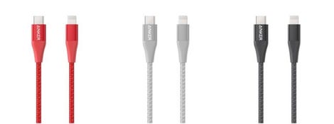 Anker USB-C to Lightning cables