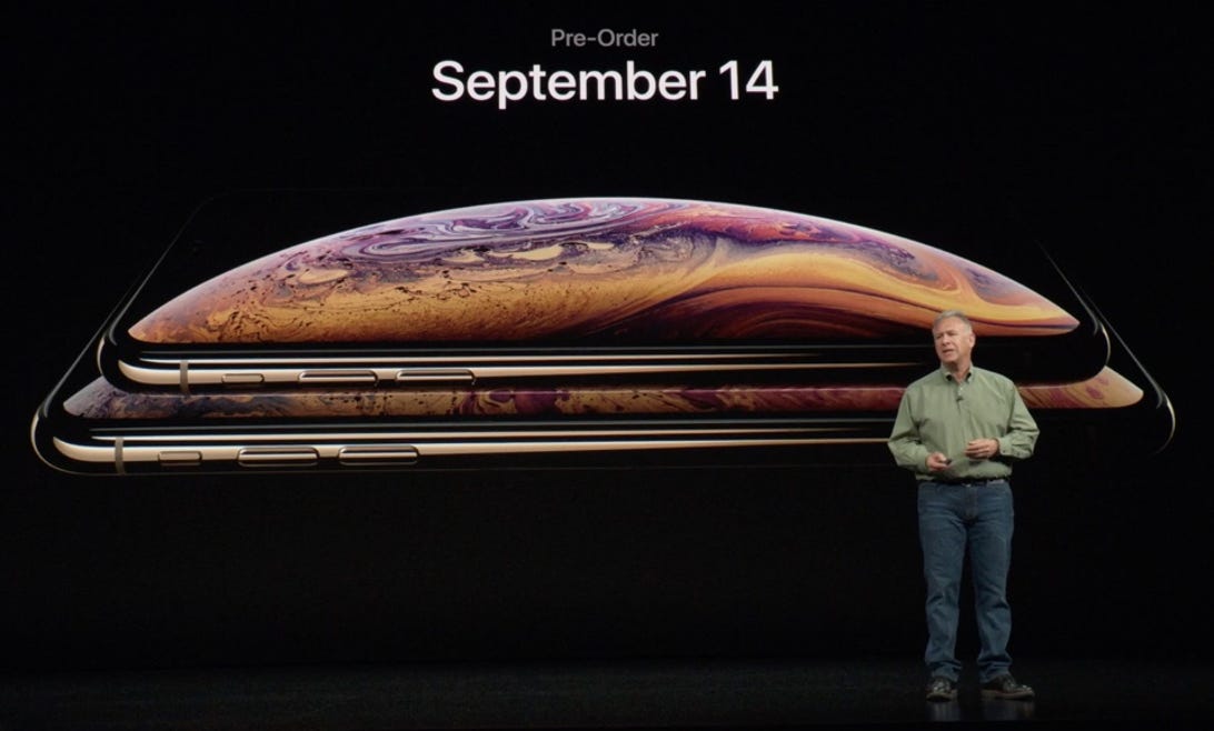 iPhone XS and iPhone XS Max pre-order availability